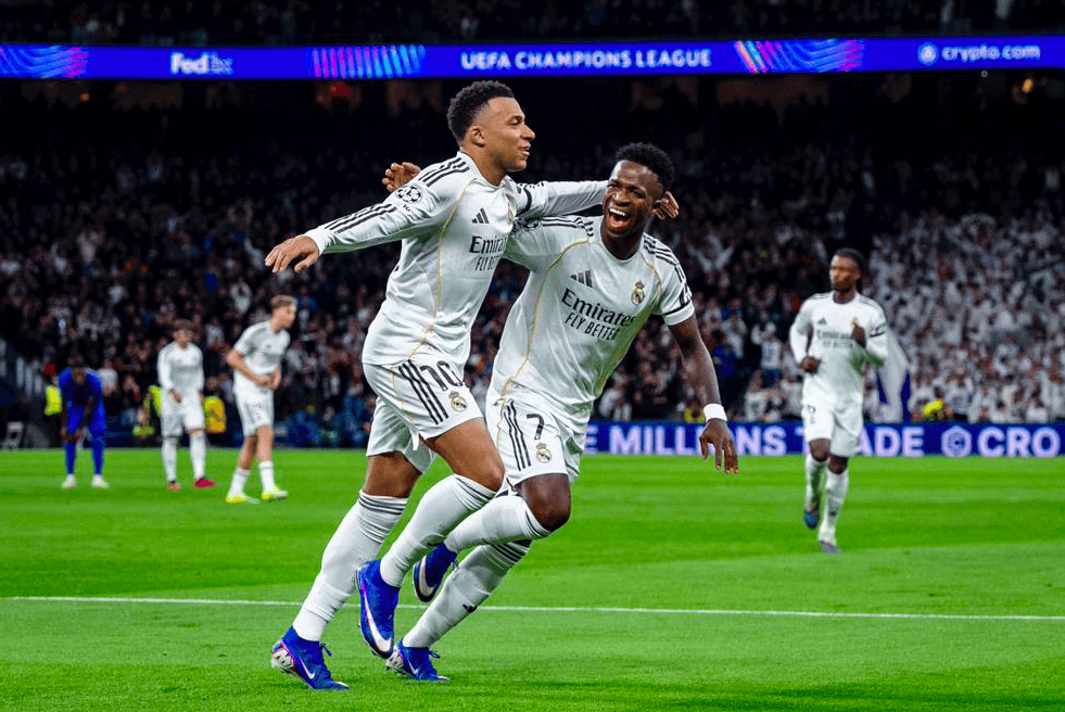 欧冠悲喜夜：熊皇造4球皇马6-1 曼城1-3被爆大冷 国米1-3阿森纳